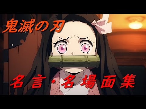 【 鬼滅の刃 】『 名言・名場面集 』（１）