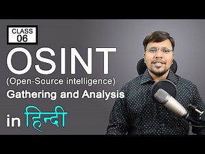 Open-Source Intelligence Gathering and Analysis | OSINT Framework | How to use SpiderFoot | Class 6