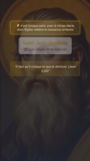 Saint Jean-Baptiste - Histoire et Citation