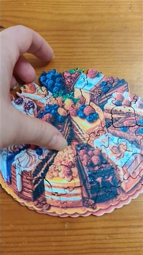 Wooden Cake Jigsaw Puzzle