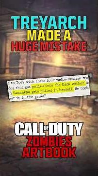 Der Riese MISTAKE by Treyarch in COD Zombies Art Book! #CODZombies #CallofDutyZombies #CallofDuty