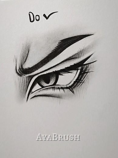 Step-by-Step Tutorial for Drawing an Angry Eye