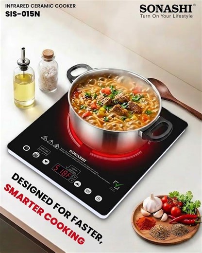 Cook Your Favourite Meals in Half the Time – Sonashi Infrared Ceramic Cooker UAE
