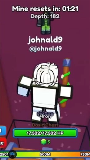 one click mining lol #roblox #robloxedit #robloxshorts