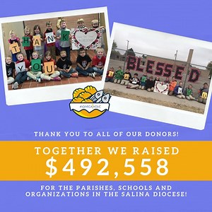 Thank you for your generosity! - #igivecatholicsalina #Catholic #iGiveCatholic | Salina Diocese