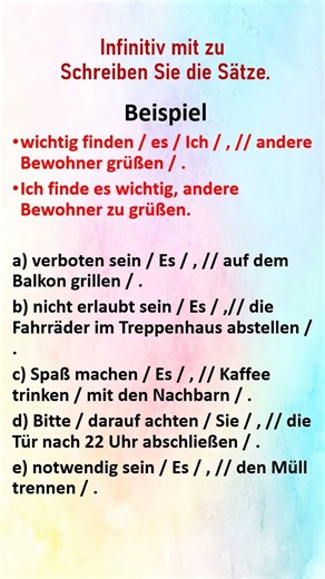 📝Meistere die Grammik: Infinitive wie Boss bei Deutsch B1/B2!,#Deutschland,#shortvideo #deutschkurs