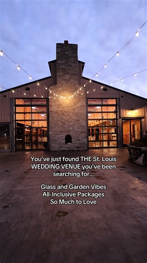 You’ve just found THE St. Louis wedding venue you’ve been searching for… Glass ✨ Garden 🌿 Good energy only 🤍 Outdoor ceremony surrounded by nature. A glass-inspired indoor space that still feels light and open. An all-inclusive wedding package so you’re not managing 14 vendors. If you’re the kind of couple who: 🌿 loves being outside ✨ wants a laid-back but elevated vibe 🥂 cares more about the experience than the performance Hi. You’re our people. 👋 Haue Valley is a St. Louis wedding venue d