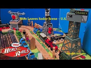 Thomas and Friends - Hiro Leaves Sodor Scene Wooden Railway Remake U.S.
