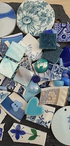 Mixed Media Mosaic Tiles: Handcut Vintage China, Glass & Ceramic - Etsy Australia