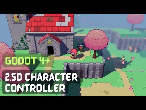 2.5D Character Controller in Godot | Smooth Movement, Jumping & Gravity