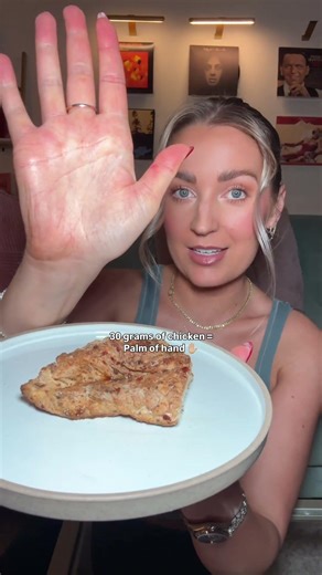 how to guesstimate portions with your hands ￼