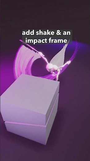 How to turn a simple game animation into something awesome (by breaking it) #blender3d #unity3d