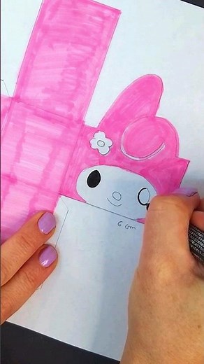 DIY My Melody paper squishy ✨