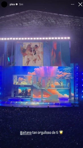 Plex y los chavales en el concierto de Aitana 🤩❤️ #Plex #Aitana #Adri #Ruby #Borja