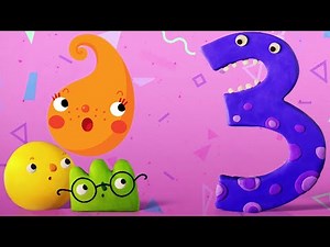 Изучаем циферки ✨ Тройка ✨ Пластилинки ✨ Развивающие мультики для малышей