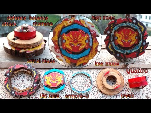 Making Astral Spriggan Beyblade From Cardboards