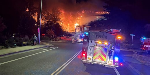 Newberg train trestle catches fire; Crews prevent flames from spreading