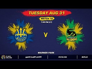 LIVE | Barbados Royals vs Jamaica Tallawahs | CPL 2021