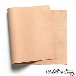 Wickett & Craig 'American Vachetta' Leather, Panel, Natural