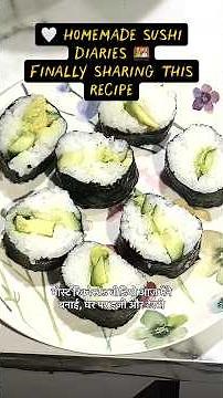 Easy vegetarian sushi recipe #japanesefood #shushireels #food #easyreciepe #vegetarian #japan #food
