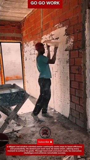 Manual White Cement Coating Technique for Bright and Durable Wall Surfaces