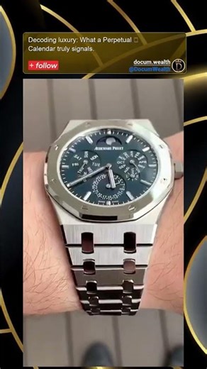Decoding luxury: What a Perpetual Calendar truly signals.