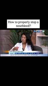 686K views · 2.2K reactions | Learn how to PROPERLY stop a nosebleed...