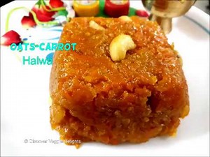 Oats-Carrot Halwa | Quick & Delicious|