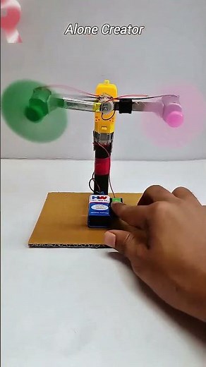 Make Your OWN Mini FAN with a Small Motor! #shorts