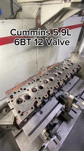 49K views · 756 reactions | Cummins 5.9L 12 Valve Cylinder Head being resurfaced #engine #repair #enginerepair #machine #rebuilding #shop #machineshoplife #machineshop #repairservice #repairshop #repairs #repairing #diesel #autoshop #dieselmechanic #dieselengine #enginemachineshop #resurfacing #dieselperformance #resurface #enginemachining #enginerebuilding #dieselpower #machining #cummins #cumminspower #cummins59 #59B #6bt #cummins6bt | RCS Diesel Service | Facebook
