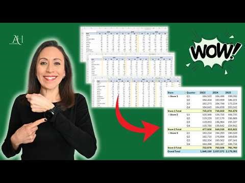 You can convert messy data into meaningful information with Power Query!
