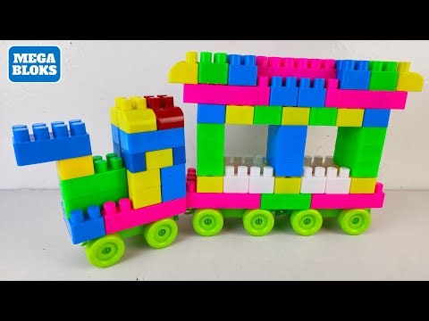 TUTORIAL How To Make a Train From Mega Lego Easy CRAFTING BUILDING DIY SATISFYING#116