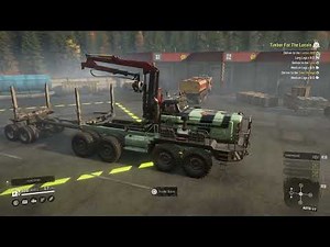 SnowRunner NG+ Michigan Timber For The Locals ( Lumbermill )