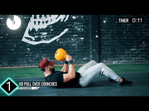 Kettlebell Workout (abdominal exercises with kettlebells)