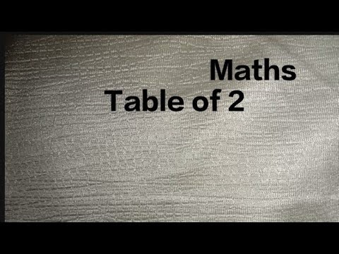 Maths for class 1 and 2.Table of 2 with fun. You will laugh, enjoy and easily learn table of two.