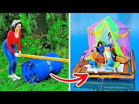 HUGE DIY BOAT || 25 AWESOME RECYCLING CRAFTS YOU CAN MAKE FROM OLD STUFF