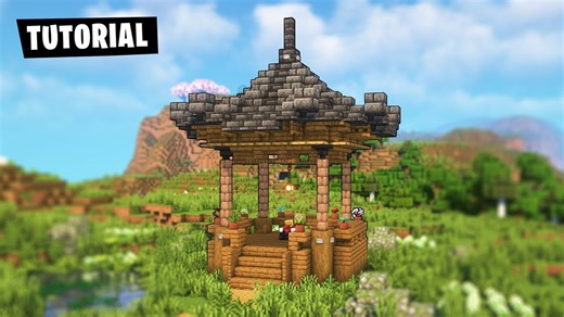 【DiddiHD】Minecraft 教程 |如何建造日本凉亭