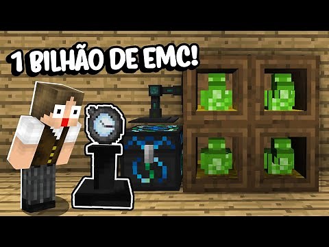Minecraft Imortal #9: FAZENDO UMA FARM MONSTRUOSA DE EMC! (1 BILHÃO DE EMC!)