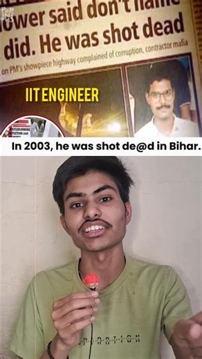 IIT Engineer Shot After Exposing Highway Corruption | Satyendra Dubey Story #shorts #shortsfeed