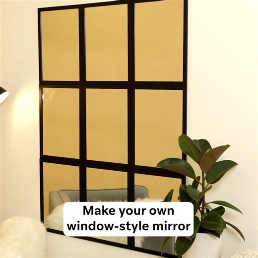 169 reactions · 17 shares | How to make a window-style mirror for your home 朗 | The Warehouse | Facebook
