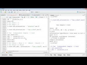 Hypothesis Testing in R