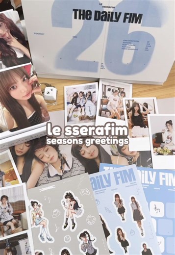 Lesserafim 2026 Season’s Greetings: K-Pop Collection Unboxing