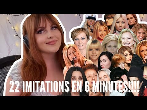 22 imitations en 6 minutes!!! (Chanteuses/chanteurs)
