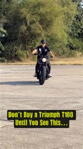 Triumph T100 Exhaust Sound & Walkaround