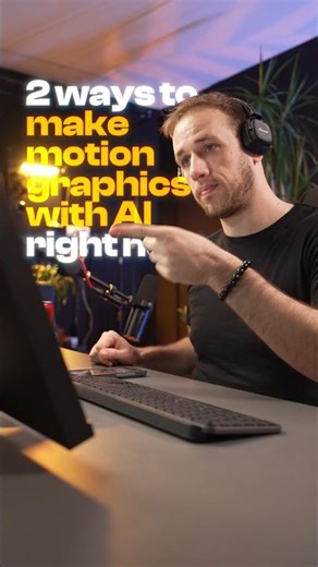 2 ways to make motion graphics with AI right now