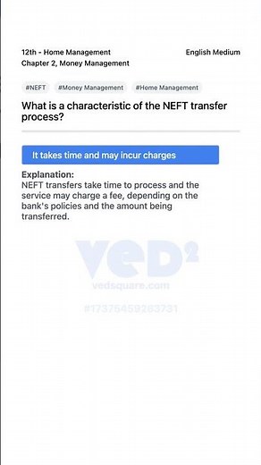 NEFT Transfer Process Explained Home Management Chapter 2