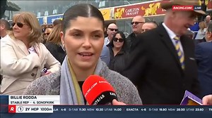 9.8K views · 90 reactions | "It was a phenomenal win... a really super turn of foot." @FreedmanRacing stable rep Billie Rodda was very pleased with Sonofkirk's maiden victory in the opener at Caulfield despite another poor start from the gates  | Racing.com | Facebook