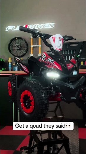 From 50cc to electric beasts ⚡ The quad lineup is Fresh! #quad #funbikes