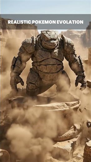 Evolution Phase 05: Geodude to Golem 🪨💥 #EvolutionPhase #shorts