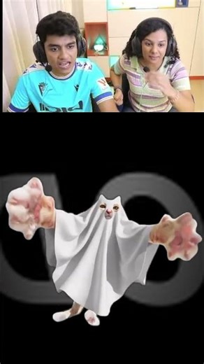Haloween cat & slayypoint horror game reaction #edit #crossover